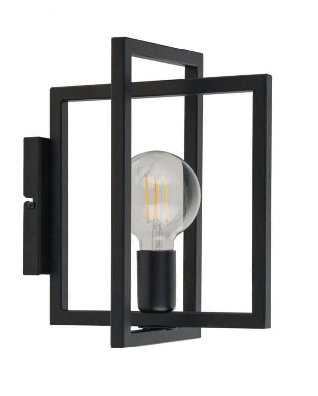 Kinkiet ścienny Sigma Lighting Eden czarny 1 x E27 x 15W IP20 wym: 31 x 18 x 28 cm - 1 szt.