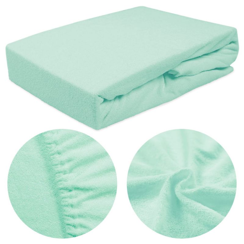 Prześcieradło frotte z gumką Darymex 90x200 kolor morski 1 szt.