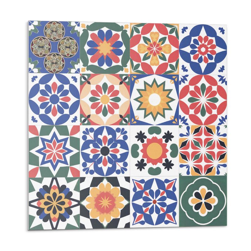 Kafelki samoprzylepne Wallfluent 30x30 cm Mozaikowe wzory w liniach 9 szt.