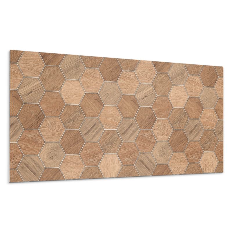 Kafelki samoprzylepne Wallfluent 60x30 cm Motyw heksagonalnych kafli 6 szt.