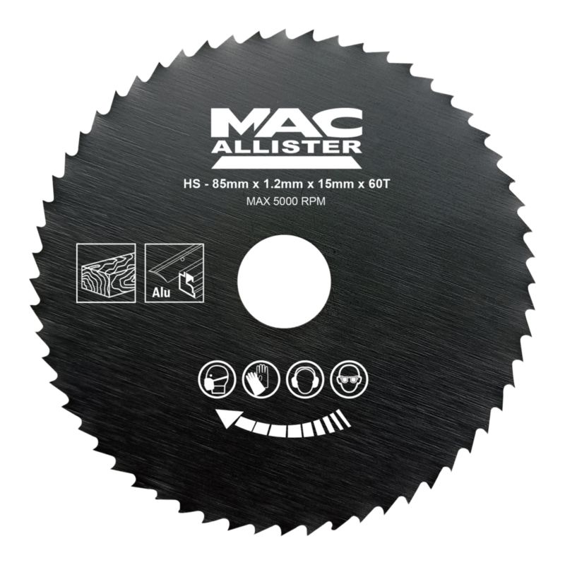 Tarcza do miniszlifierki Mac Allister FI86 x 15 60T