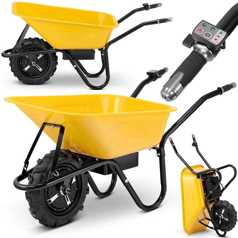 Taczka elektryczna akumulatorowa wozidło Baumr-AG BPR-700E 100L 180kg