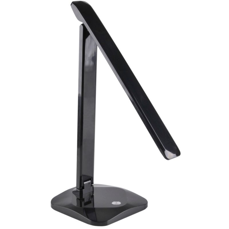 Lampka biurkowa Polux Toledo czarna LED 8W 3000K-6500K 790 lm IP20 wym: 40 x 15 x 15 cm tworzywo sztuczne - 1 szt.