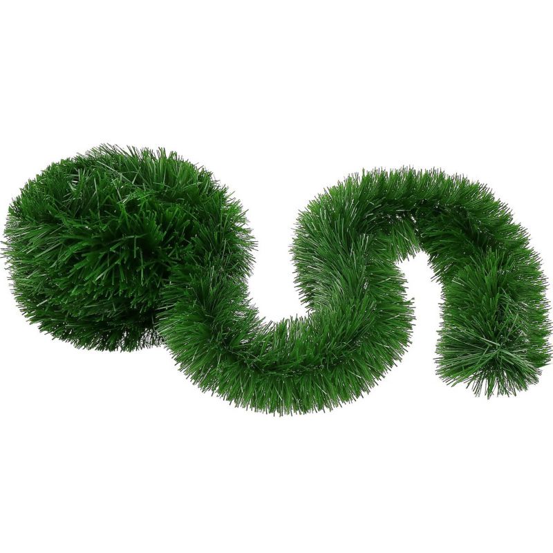 Łańcuch na choinkę Springos 6m zielony, girlanda choinkowa, średnica 15cm 1 szt.