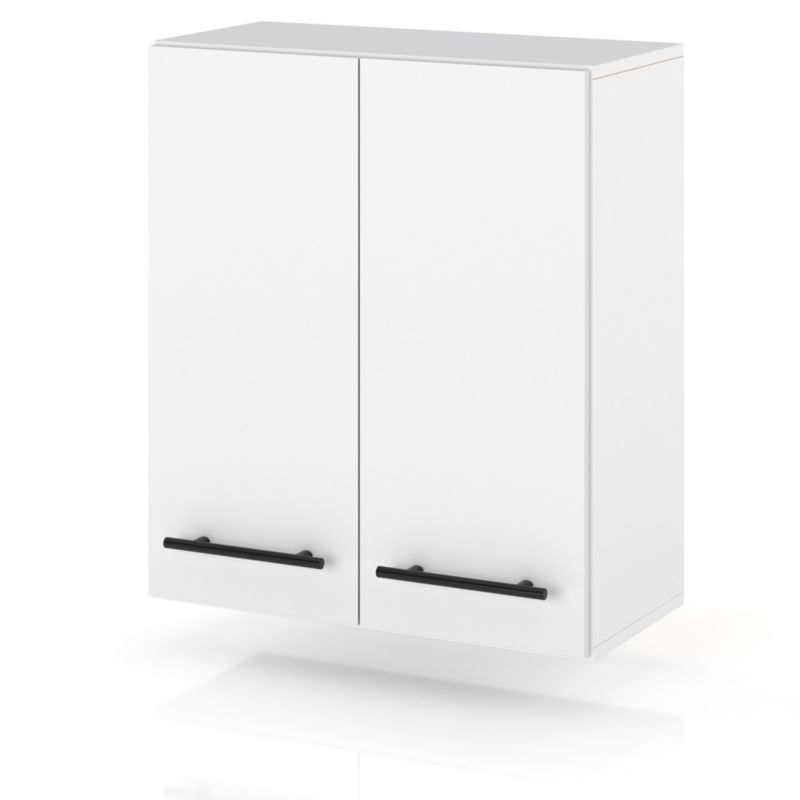 Szafka Kuchenna Hurtownia-Mebli Wisząca W60 sPremium 60cm Biały Mat Biały Mat 60x32x72 cm 1szt.