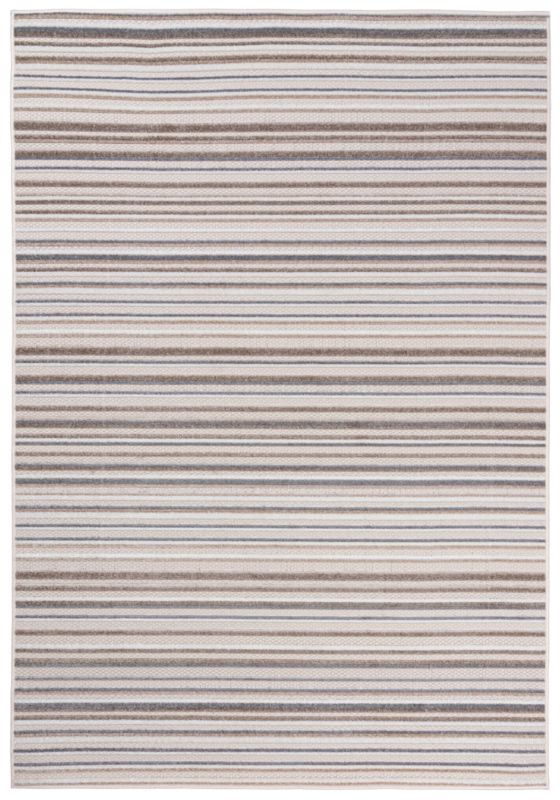 Dywan Zewnętrzny / Wewnętrzny Płaskotkany Aventura ED23C prostokąt Mazovia 140x 200 cm beżowy motyw geometryczny,paski 1 szt.