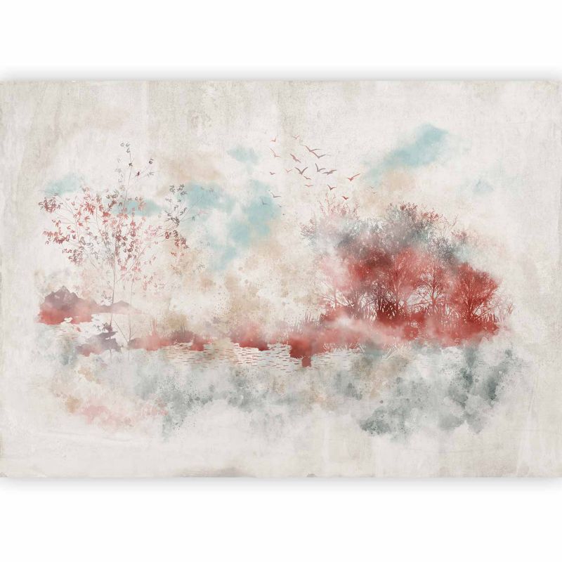 Fototapeta samoprzylepna Artgeist Pejzaże szara 196x140 (4 części) 10004aa rolka 1 szt