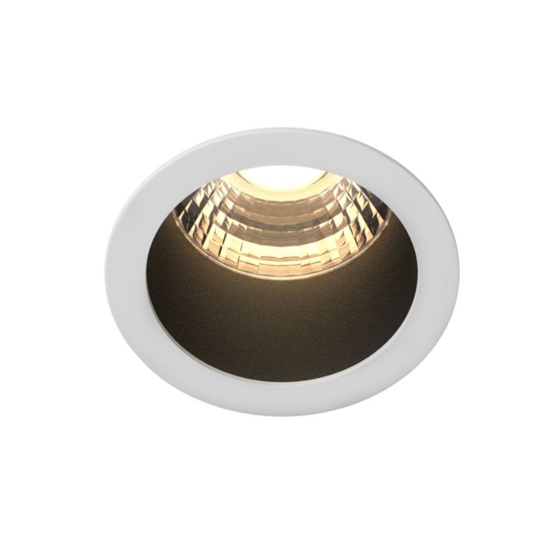 Oprawa sufitowa wpuszczana Maytoni Minor biało-czarna LED 9W 3000K 700lm IP20 wym: 8,2 x 6 x 6 cm okrągła - 1 szt.