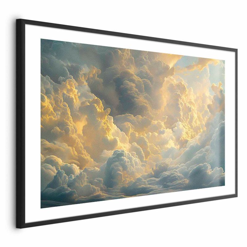 Plakat Artgeist Ostatnie tchnienie dnia 60x40 cm z ramą czarną 1 szt
