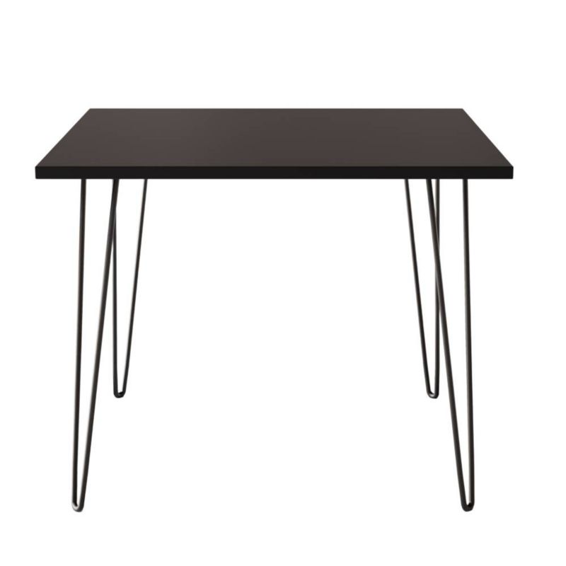 Stół KOLM kwadratowy 90 x 90 cm HAIRPIN Czarny 1szt.