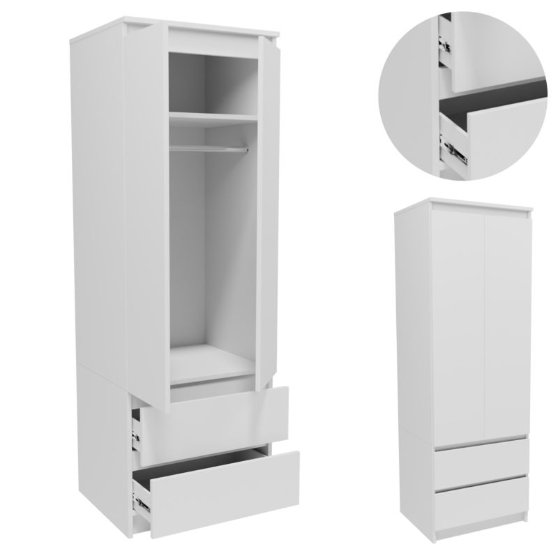 Szafa Matkam STA60BIA garderoba biała 1 szt.