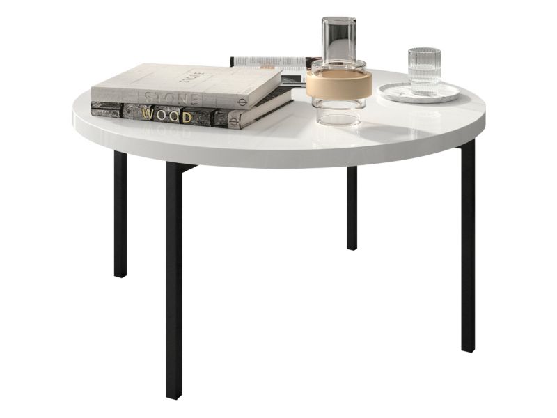 Stolik kawowy MIRJAN 24 Sigma C02 biały połysk 1 szt.