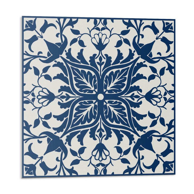 Kafelki samoprzylepne Wallfluent 50x50 cm Motyw roślinny z liśćmi 4 szt.