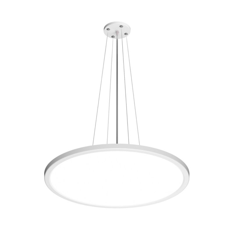 Lampa wisząca Italux Manito 0785 biała nowoczesna wbudowany LED 36W 1 szt.