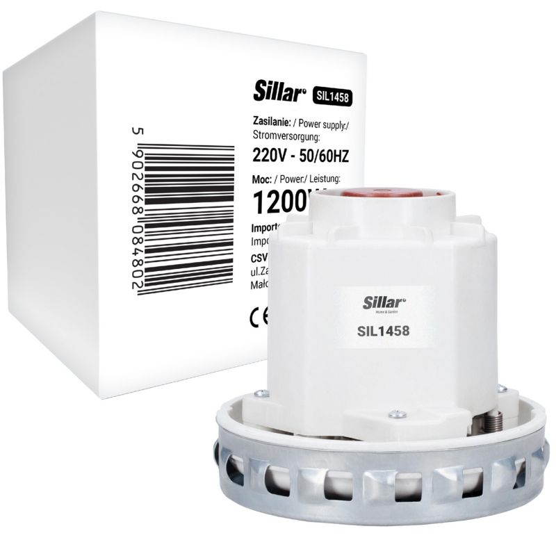 Silnik do odkurzacza, Sillar, zamiennik do Zelmer Aquawelt Karcher, turbinowy, 1200W, 1szt