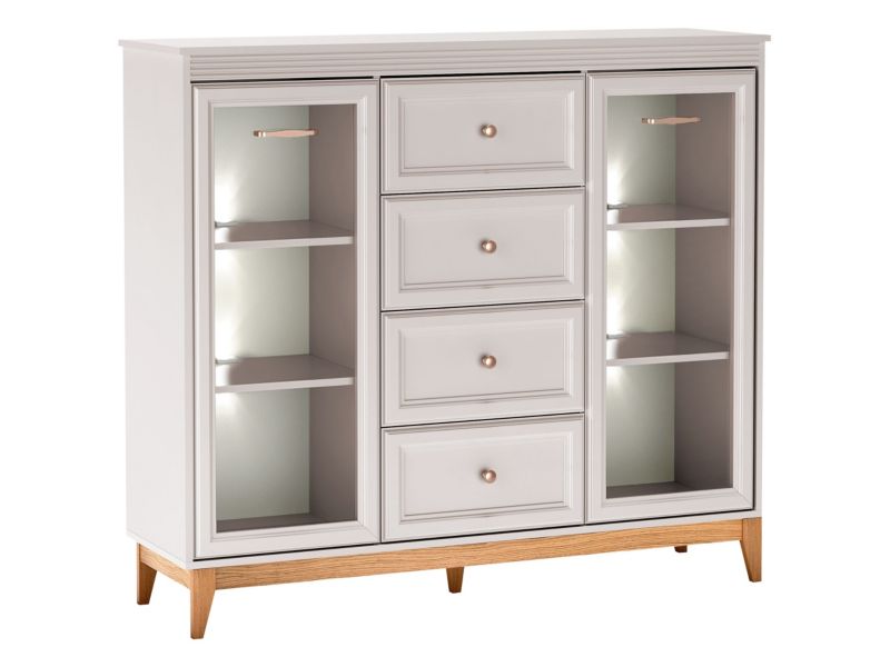 Gablota z oświetleniem MIRJAN 24 Windsor W-7 kaszmir 1 szt.