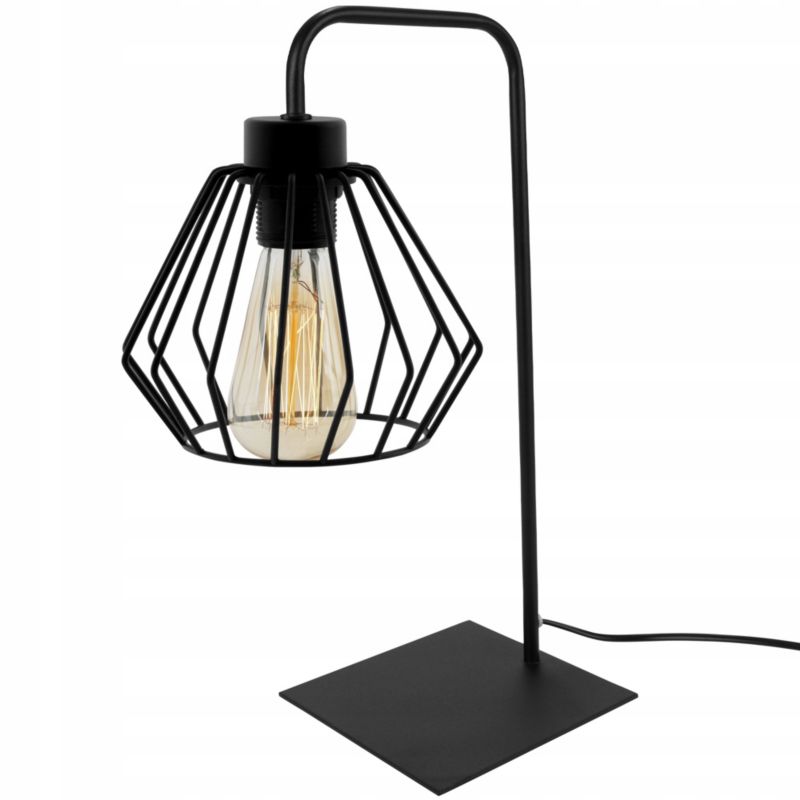 Lampa stołowa nocna Light Home Nuvola 1x E27 60W czarny 1szt.