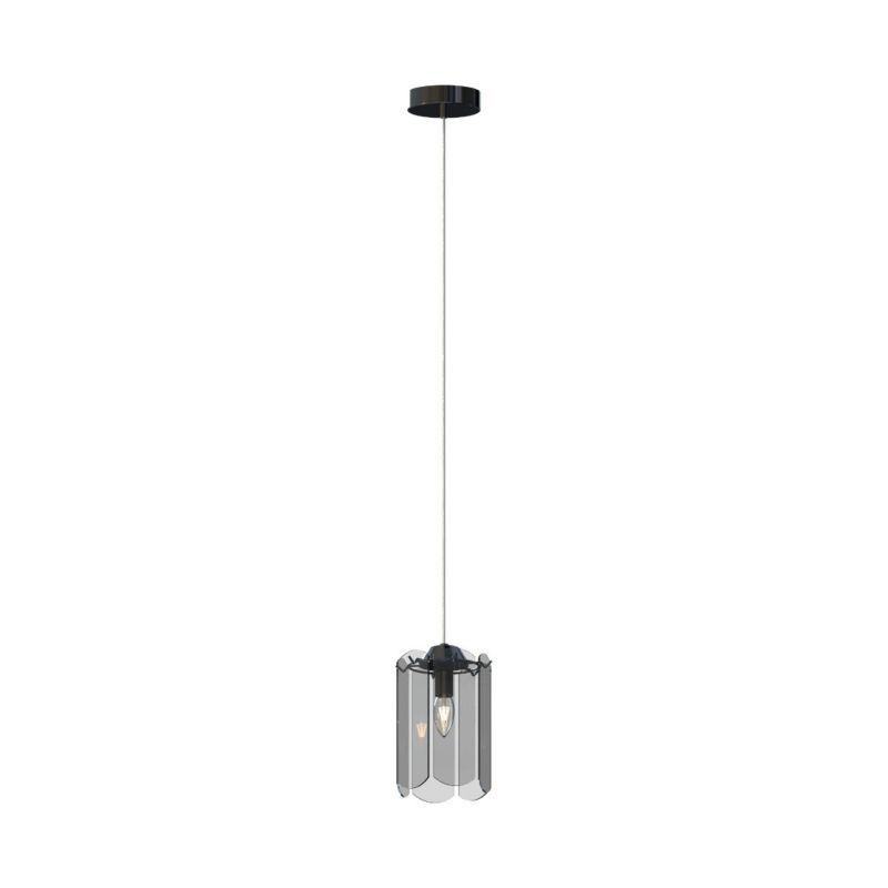 Lampa wisząca Zuma Line Nira czarna-przydymiony wym: 150 x 16 x 16 cm 1xE14 x 40W 1 szt.