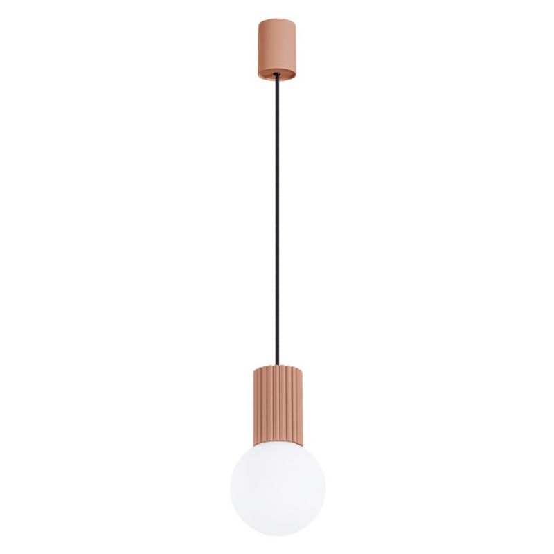 Lampa wisząca Sollux Lighting Halo 7549 mocco-biała nowoczesna 1xG9 x 1 szt.