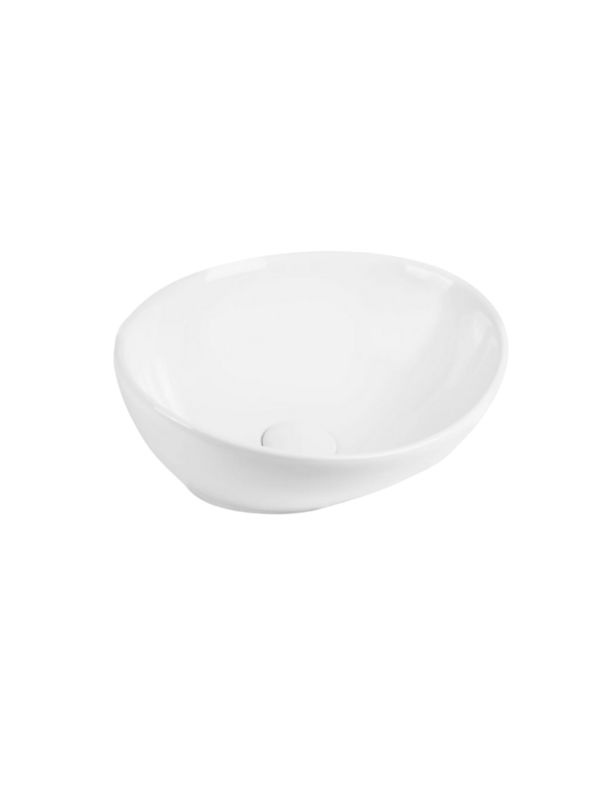 Umywalka nablatowa Uptrend ALMA biały połysk 1 szt.