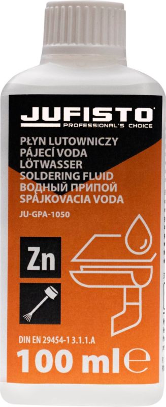 Woda do lutowania Jufisto do blachy ocynkowanej i rynien