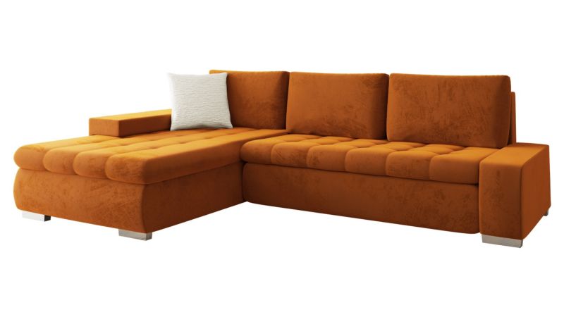 Narożnik z funkcją spania MIRJAN 24 Orkan miedziany + ecru 1 szt.