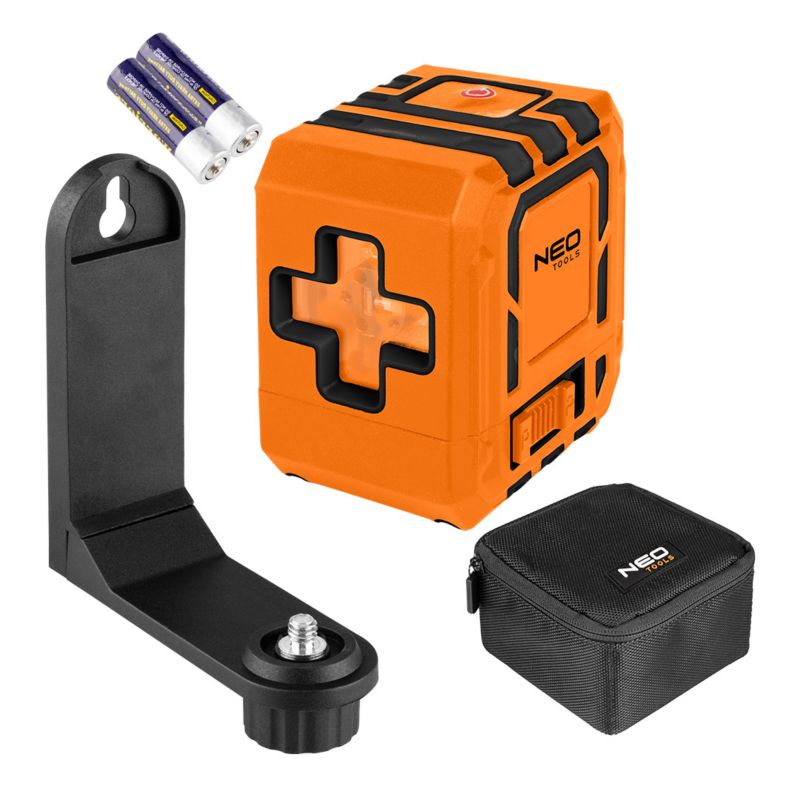 Laser krzyżowy NEO TOOLS 30 m, z etui i uchwytem magnetycznym, zielony 1 szt