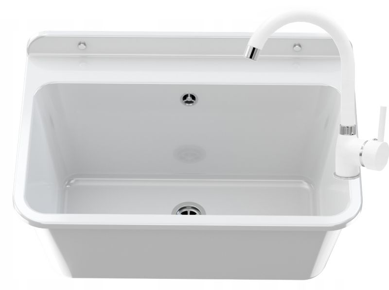 Zlew Gospodarczy Large Granitan do Garażu, Bateria