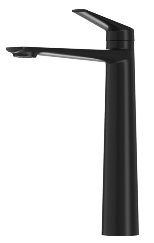 Bateria umywalkowa Granitan nave czarna wysoka 1 szt.