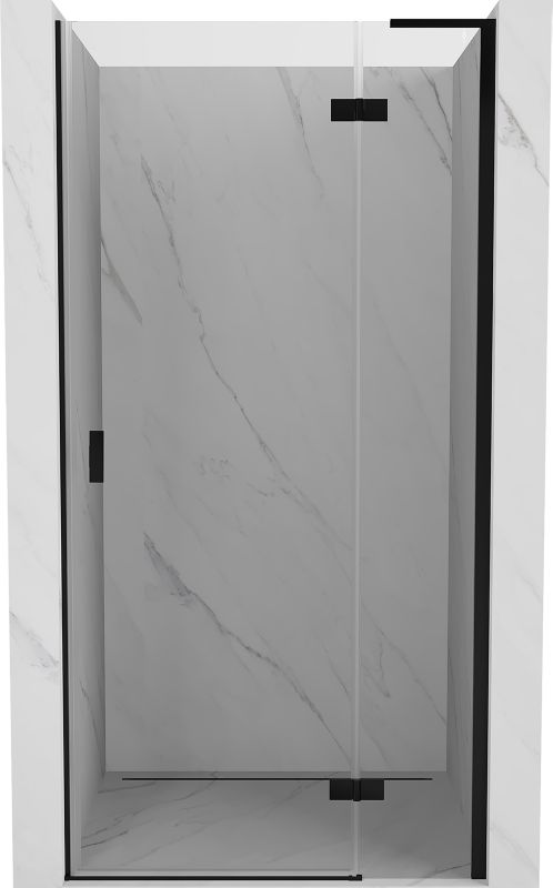 Drzwi prysznicowe Mexen Mist-H L czarne 90x200 cm 1 szt