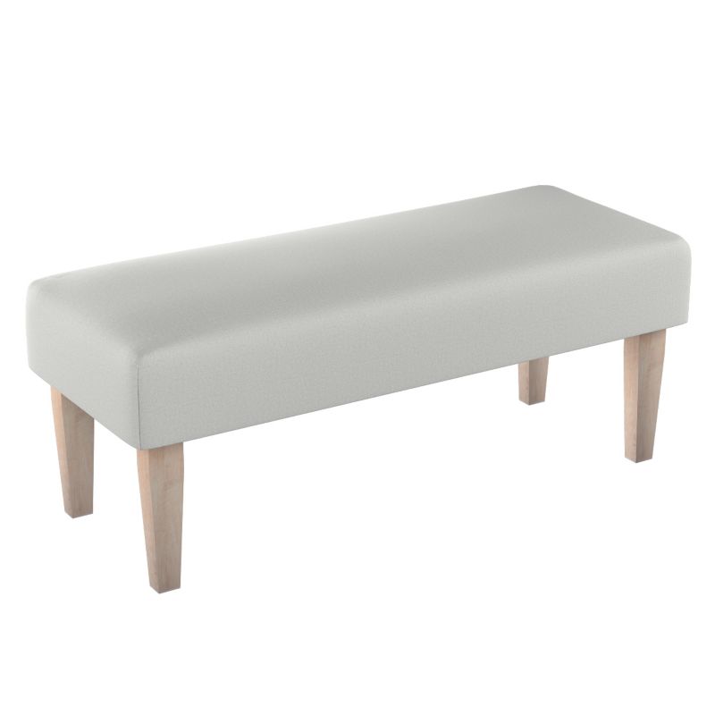 Ławka Dekoria 100 x 40 x 40 cm jasny popiel 1 szt.