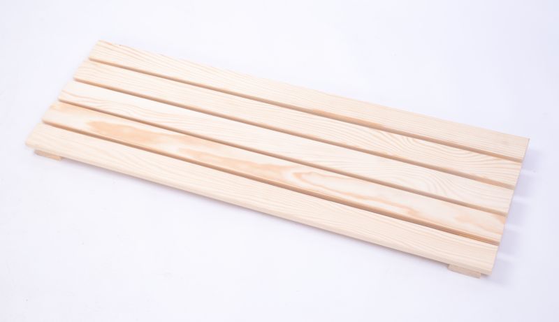 Pokrywa do skrzynki na owoce i warzywa MODO24 ażurowa szerokość 77 cm drewno naturalne 1 szt