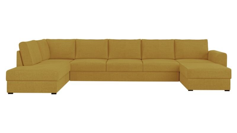 Narożnik z funkcją spania MIRJAN 24 Wilma Large Premium lewy miodowy 1 szt.