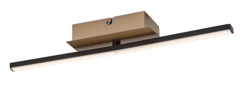 Lampa sufitowa wisząca Rabalux Demir 3973 czarno-złota-biała nowoczesna wbudowany LED 8W 1 szt.