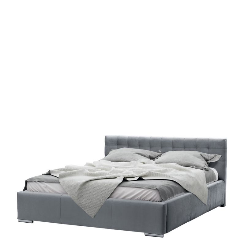 Łóżko tapicerowane MIRJAN 24 Vento 140x200 popiel 1 szt.