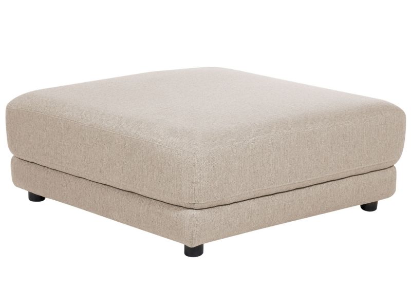 Otomana Tapicerowana Sigtuna Beżowy 1 szt.