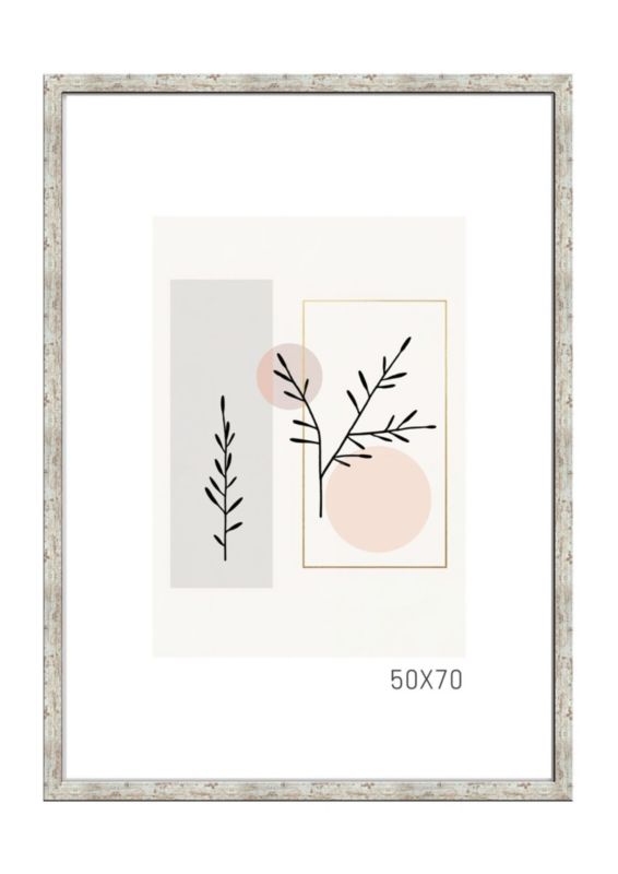 Ramka na zdjęcie MDF BASIC 70x100 cm bielona sosna 1 szt.