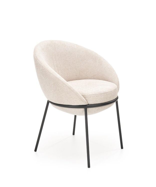 Krzesło Halmar tapicerowane K482 beżowe 1 szt