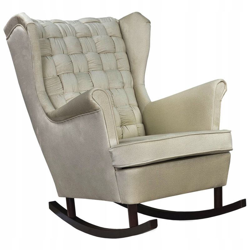 Fotel uszak do salonu bujany Family Meble Carol kremowy 1szt