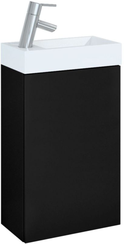 Szafka łazienkowa z umywalką Elita Young Basic czarna matowa 40 cm ceramiczna 1 szt.