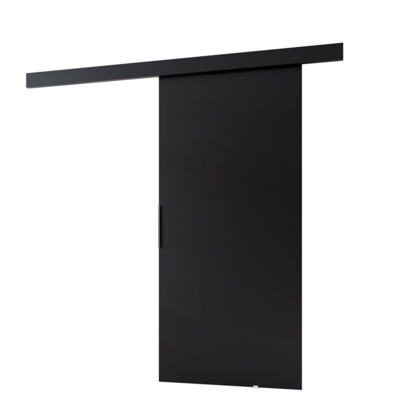 Drzwi przesuwne MINIO go for it PRIM A 96 cm czarne z czarną maskownicą 1 szt.