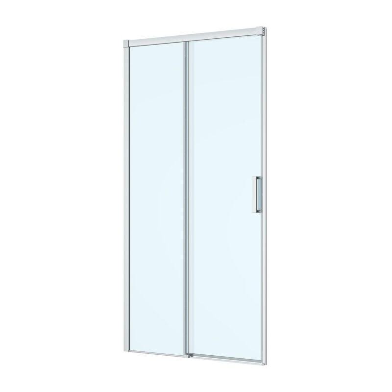 Drzwi prysznicowe przesuwne Oltens Breda 110 cm chrom/szkło hartowane SmartClean, 1 szt.