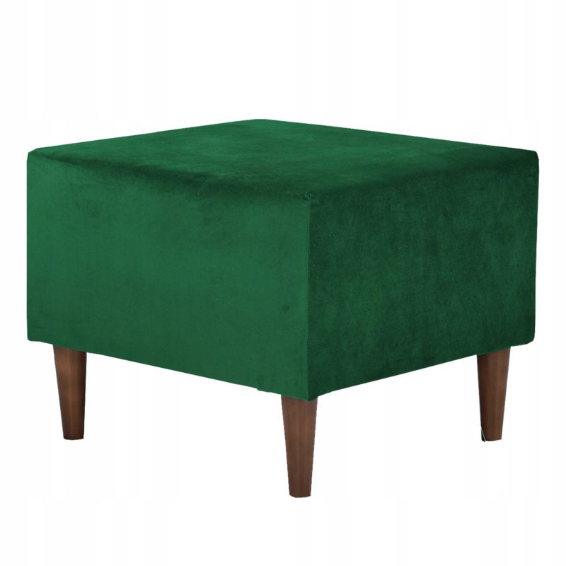 Pufa do salonu podnóżek Family Meble Ari zielony 1szt