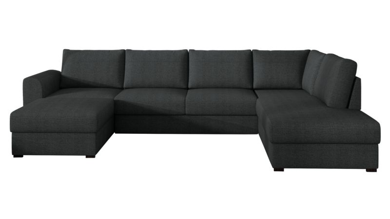 Narożnik z funkcją spania MIRJAN 24 Wilma prawy antracytowy 1 szt.