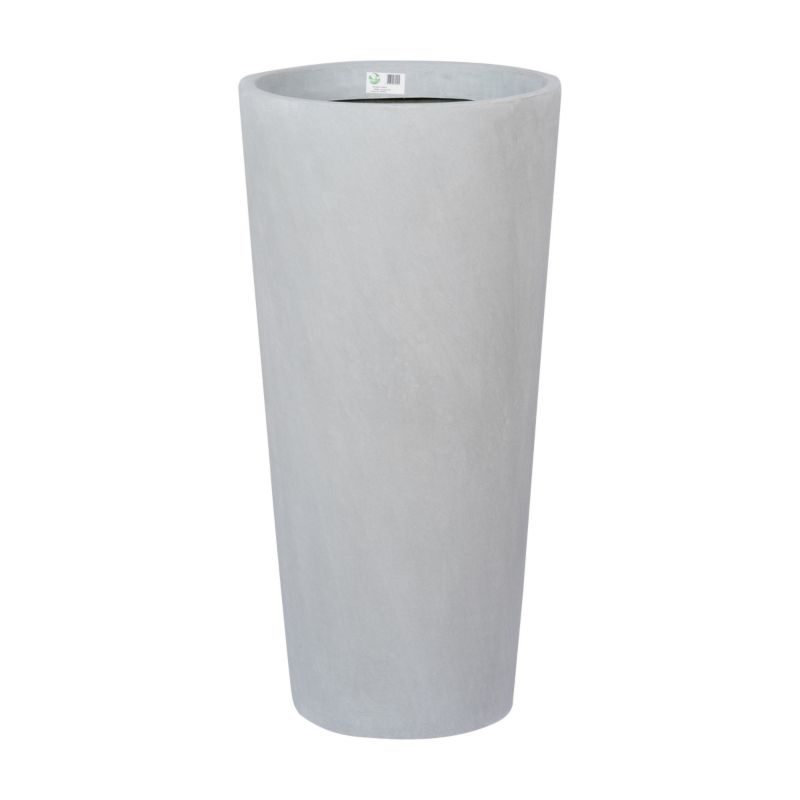 Doniczka Zadora Z Włókna Szklanego Na Taras Do Domu D208E Szary beton 1 szt