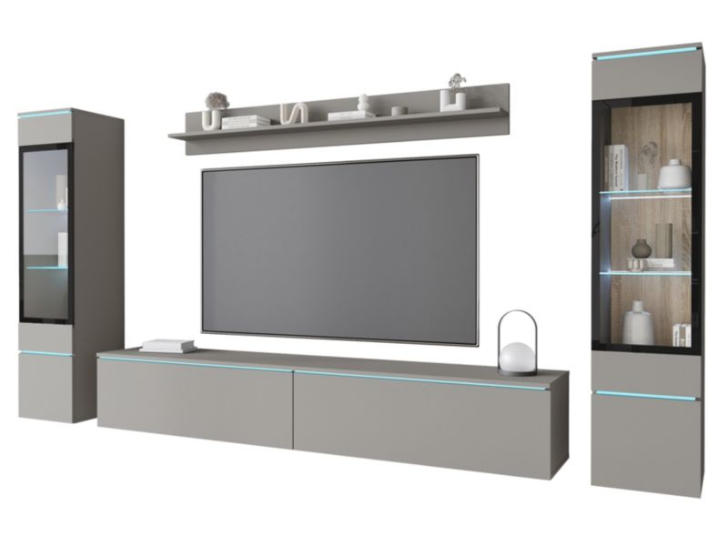 Meblościanka MINIO go for it VEVE 2 szary PALLAD , 1 szt.