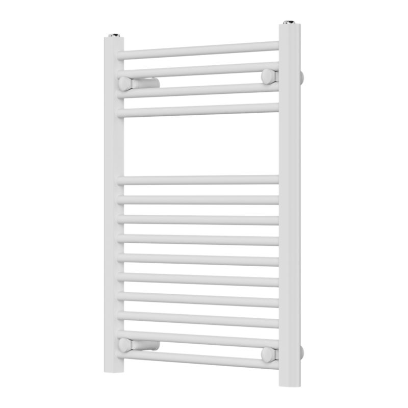 Grzejnik łazienkowy GoodHome płaski 70 x 55 cm biały