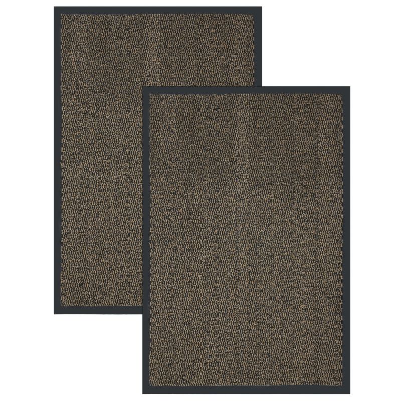 Wycieraczka Bruno 60x90 cm e-floor pod drzwi brązowy zestaw 2 szt