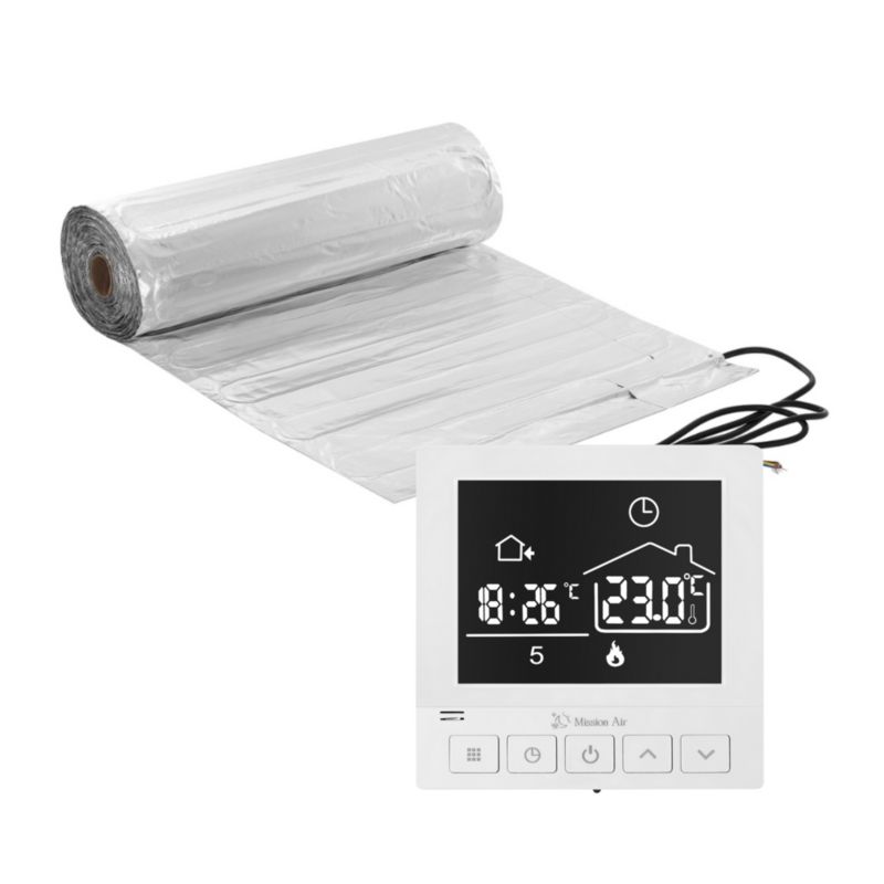 Zestaw mat grzewczych pod panele Mission Air MAL-160 3,5m² + Taurus Biały 1szt