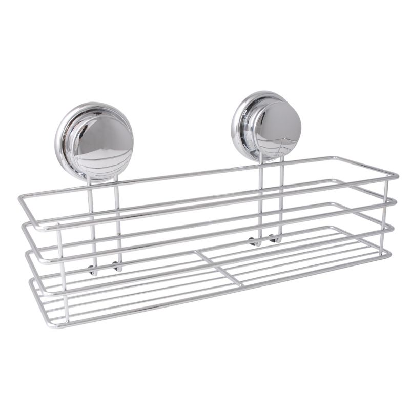 Koszyk łazienkowy płaski GAVI - YOKA HOME chrom - 1 szt.